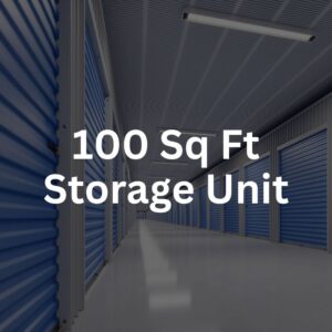 100 Sq Ft Storage Unit